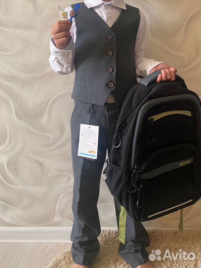 Костюм жилетка и брюки
