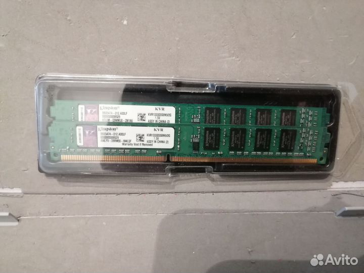 Оперативная память ddr3 4 gb 1333 kingston