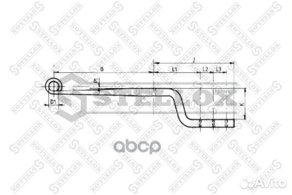 84-55601-SX полурессора 1/48x48x100 530+470/32