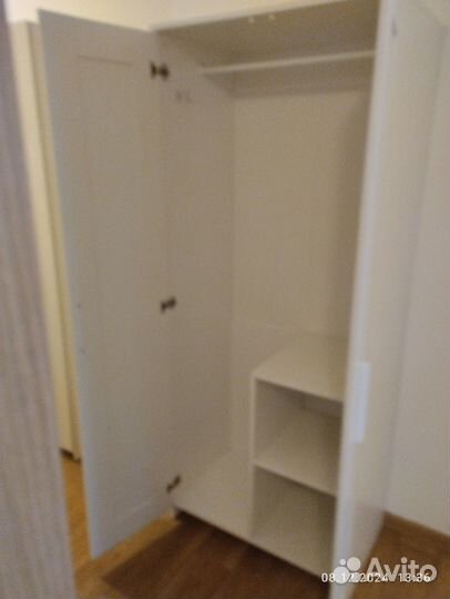 Шкаф IKEA платяной белый бу
