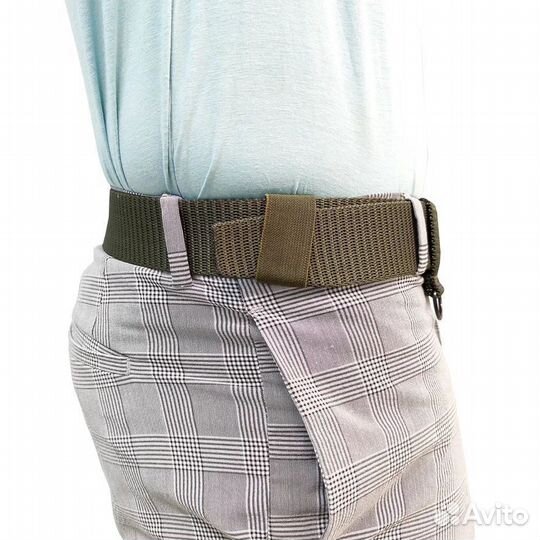 Пояс-ремень из стропы и пряжки 