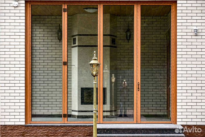 Наклонно-сдвижные оконные порталы