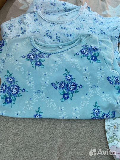 Пакет вещей для девочки 68-74размер