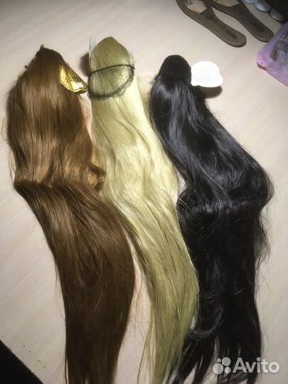 Шиньон хвост