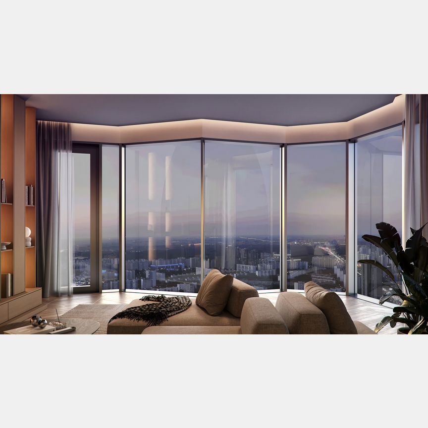 3-к. квартира, 91,6 м², 31/56 эт.