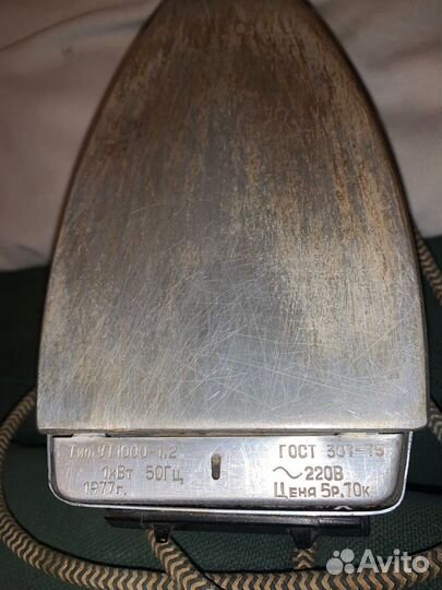 Утюг СССР 1977год