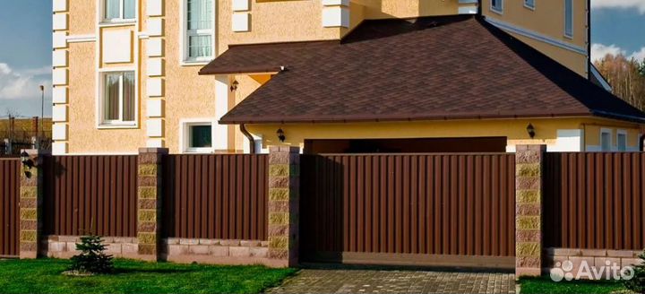 Забор металлический профессионально качественно