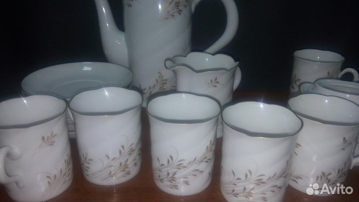 Кофейный сервиз на 6 персон гдр