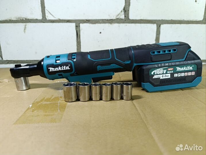 Аккумуляторная трещотка makita 3/8