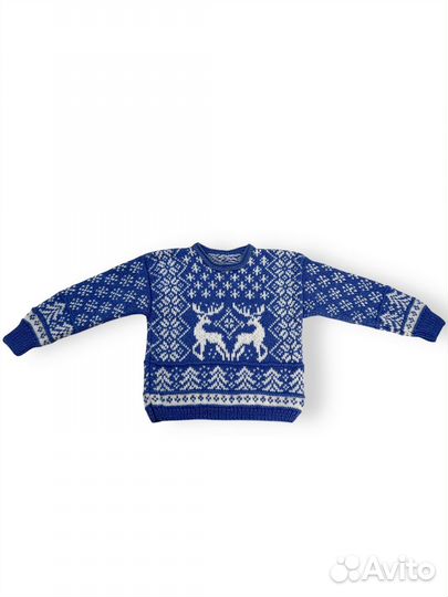 Вязаный костюм детский ручной работы