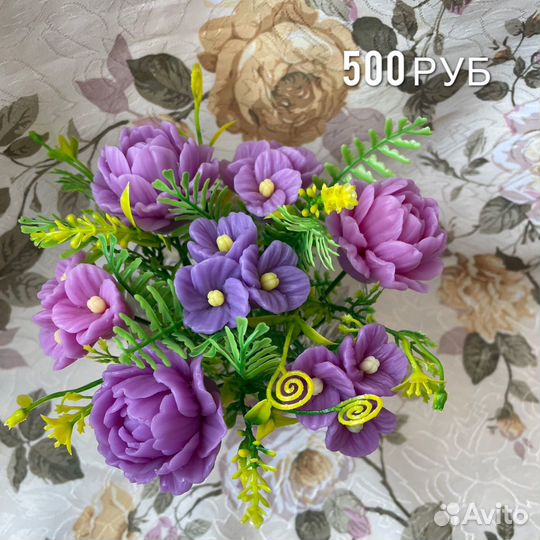 Букет цветов из мыла