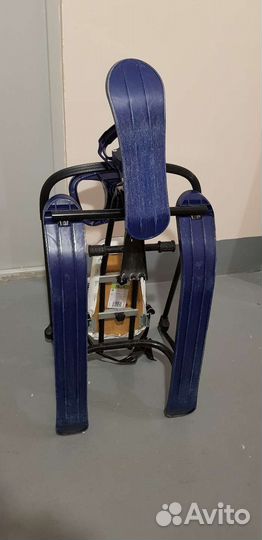 Детский снегокат со спинкой