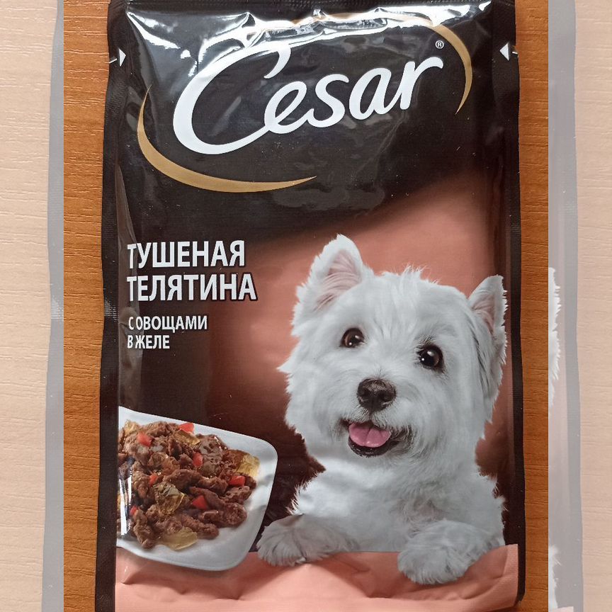 Влажный корм для собак Cesar