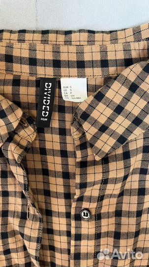 Рубашка укороченная женская S