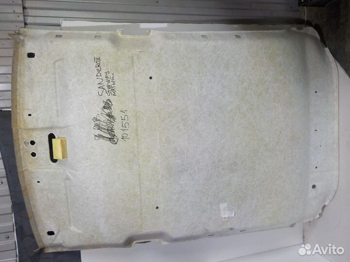Обшивка потолка renault sandero stapway
