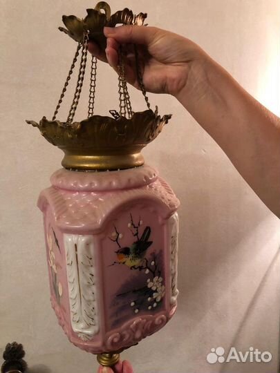 Люстра винтаж будуарная конец XIX века