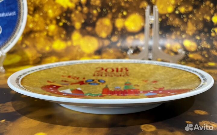 Набор 2 тарелки Дулевкий фарфор. Чемпионат мира