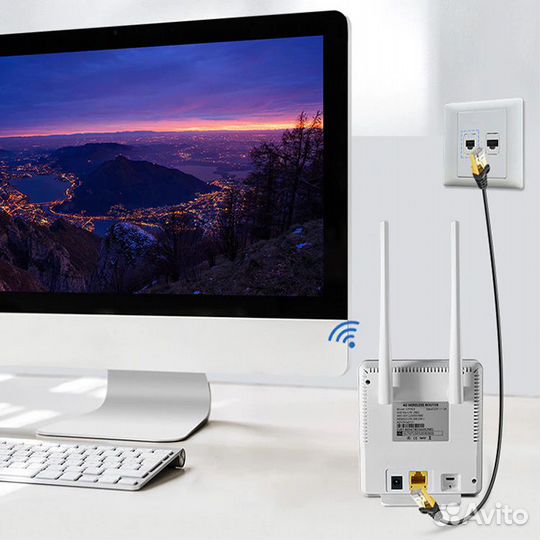 Новый. Гарантия. Усилитель интернета для дачи офис