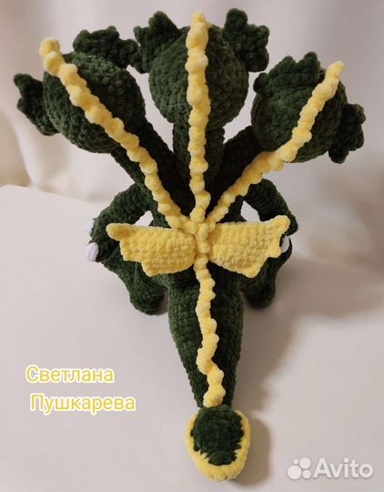 Вязаная Мягкая игрушка Змей горыныч