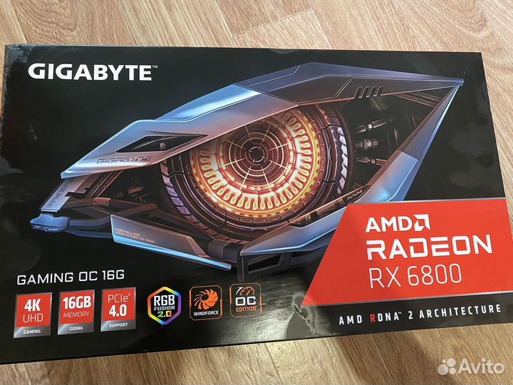 Видеокарта radeon rx 6800
