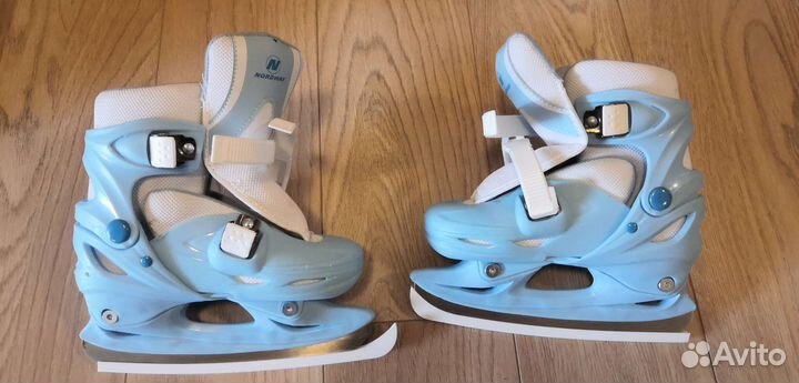 Коньки детские Nordway, размер 30-33 раздвижные