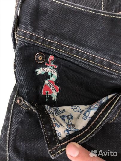 Мужские джинсы evisu x puma