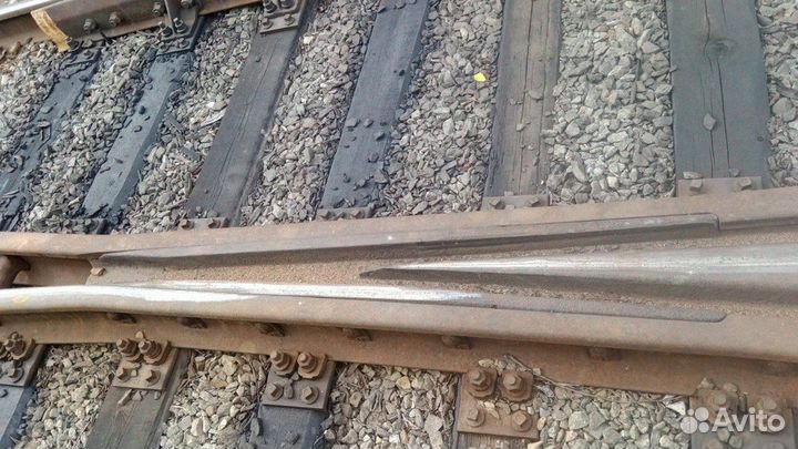 Стрелочный перевод 1/9 на деревянных шпалах