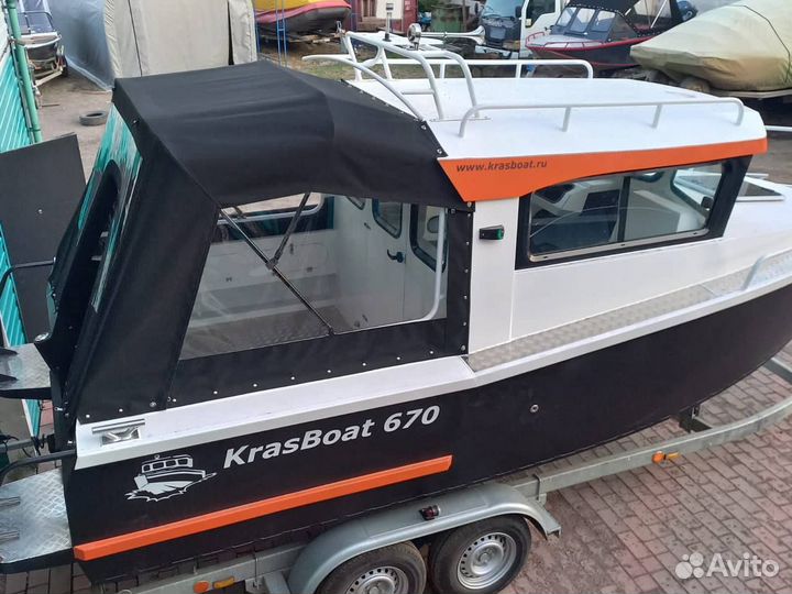Кабинный катер с каютой KrasBoat 670