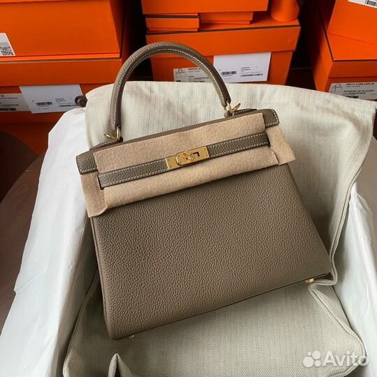 Сумка hermes kelly, ручная работа