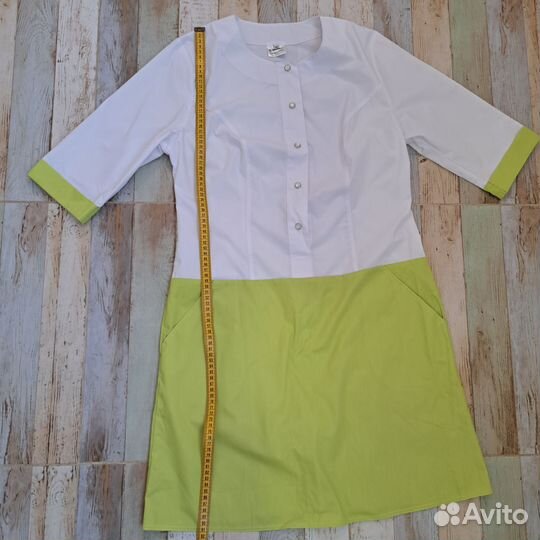 Медицинское платье 46 р туника медицинская