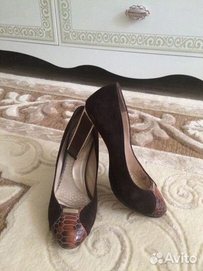 Туфли кожаные