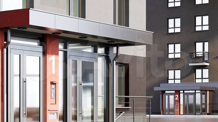 2-к. квартира, 44,4 м², 15/19 эт.