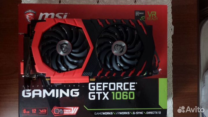 MSI gtx 1060 gaming x 6gb