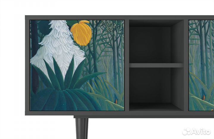 Тв-тумба T5 - Антрацит - The Repast of the Lion