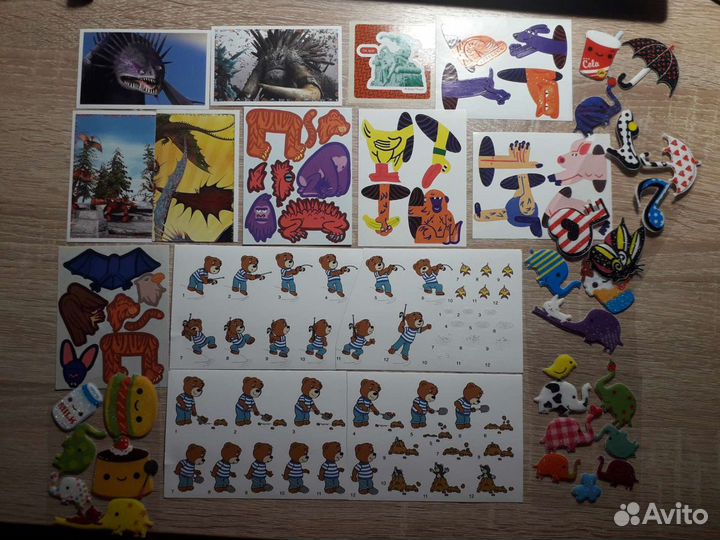 Наклейки и карточки для детей