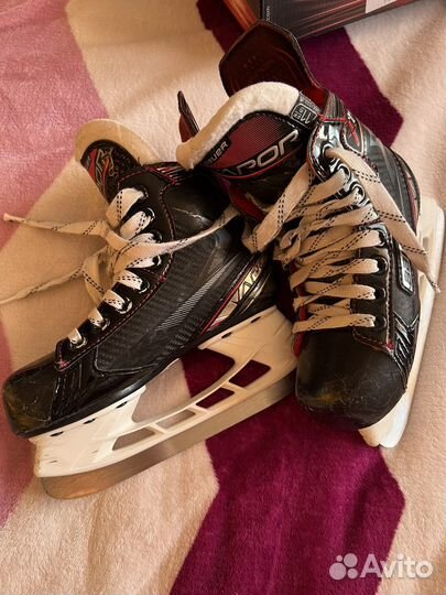 Хоккейные коньки bauer детские