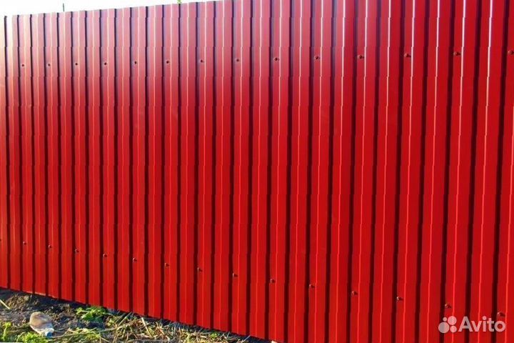 Забор из профнастила