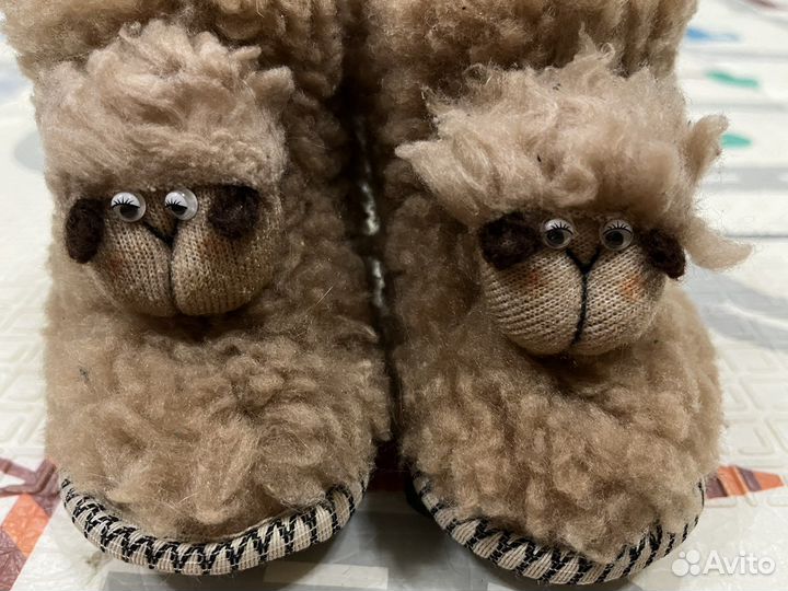 Чуни из натуральной овчины