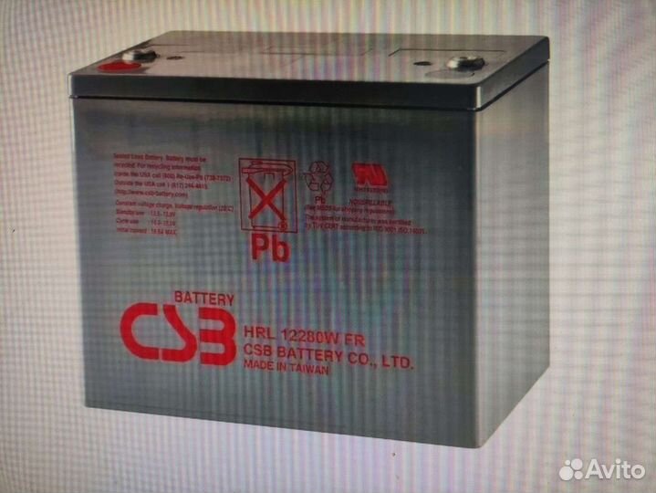 Аккумулятор CSB 12280w FR