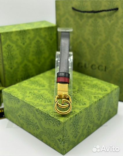 Ремень женский двухсторонний Gucci