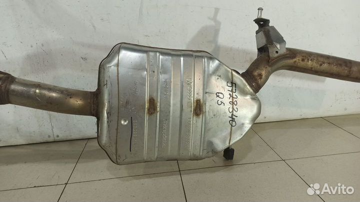 Задняя часть глушителя