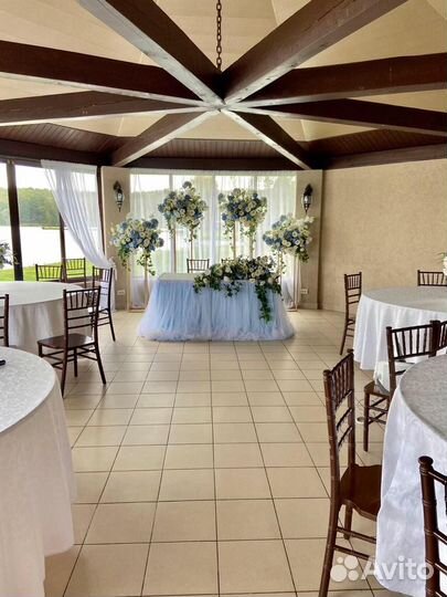 Оформление зала для свадьбы