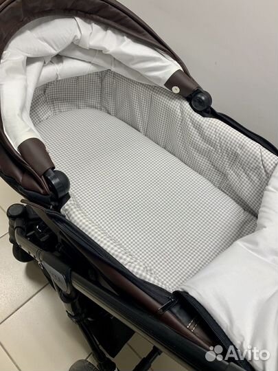 Коляска verdi mocca 3 в 1 коричневая