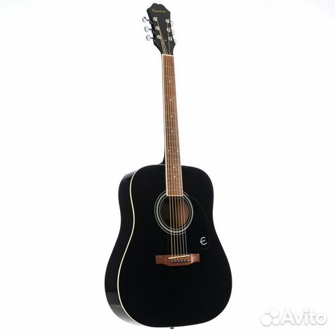 Акустическая гитара Epiphone DR-100 Ebony