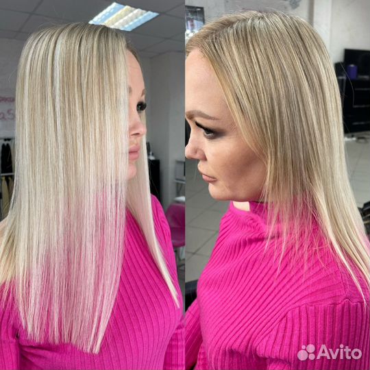 Наращивание волос,коррекция.снятие