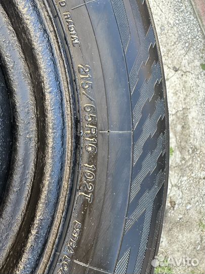 Штампы с зимней резиной 215/65r16