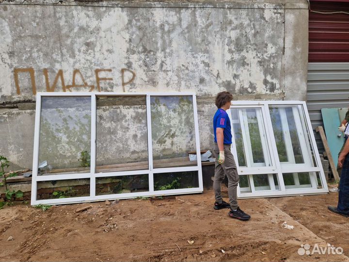 Окна лоджия бу