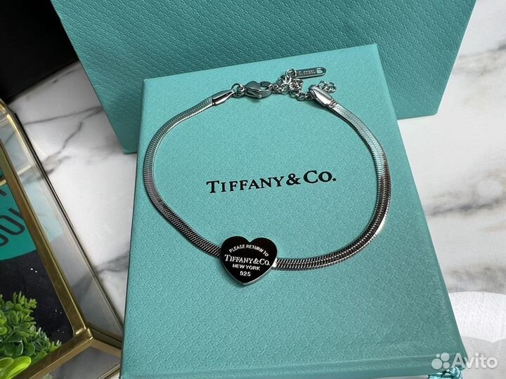 Tiffany браслет сердце