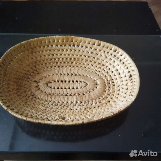Корзинка из соломки СССР