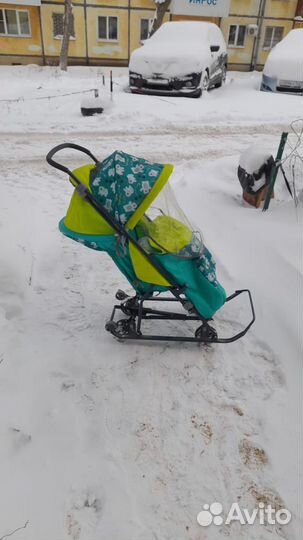 Детские санки коляска бу